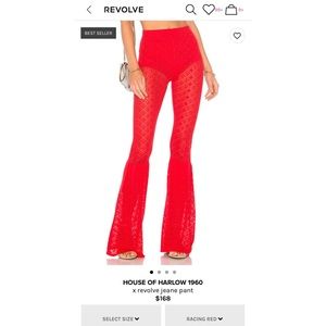 House of Harlow 1960 x revolve Jeane pant crochet